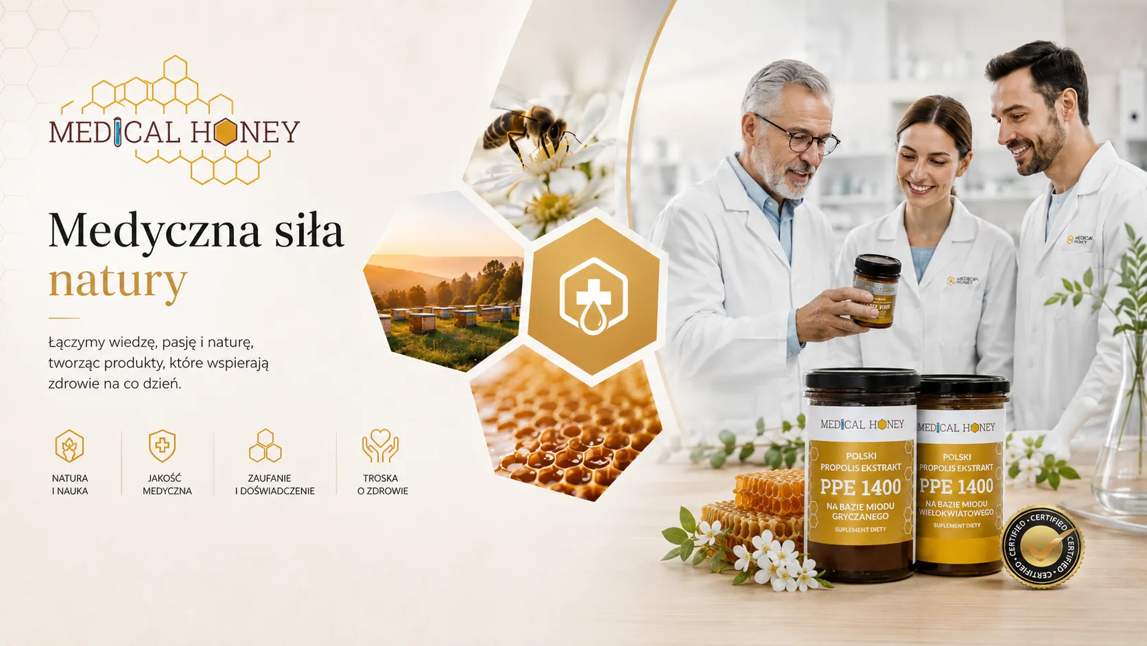 medical honey ai baner